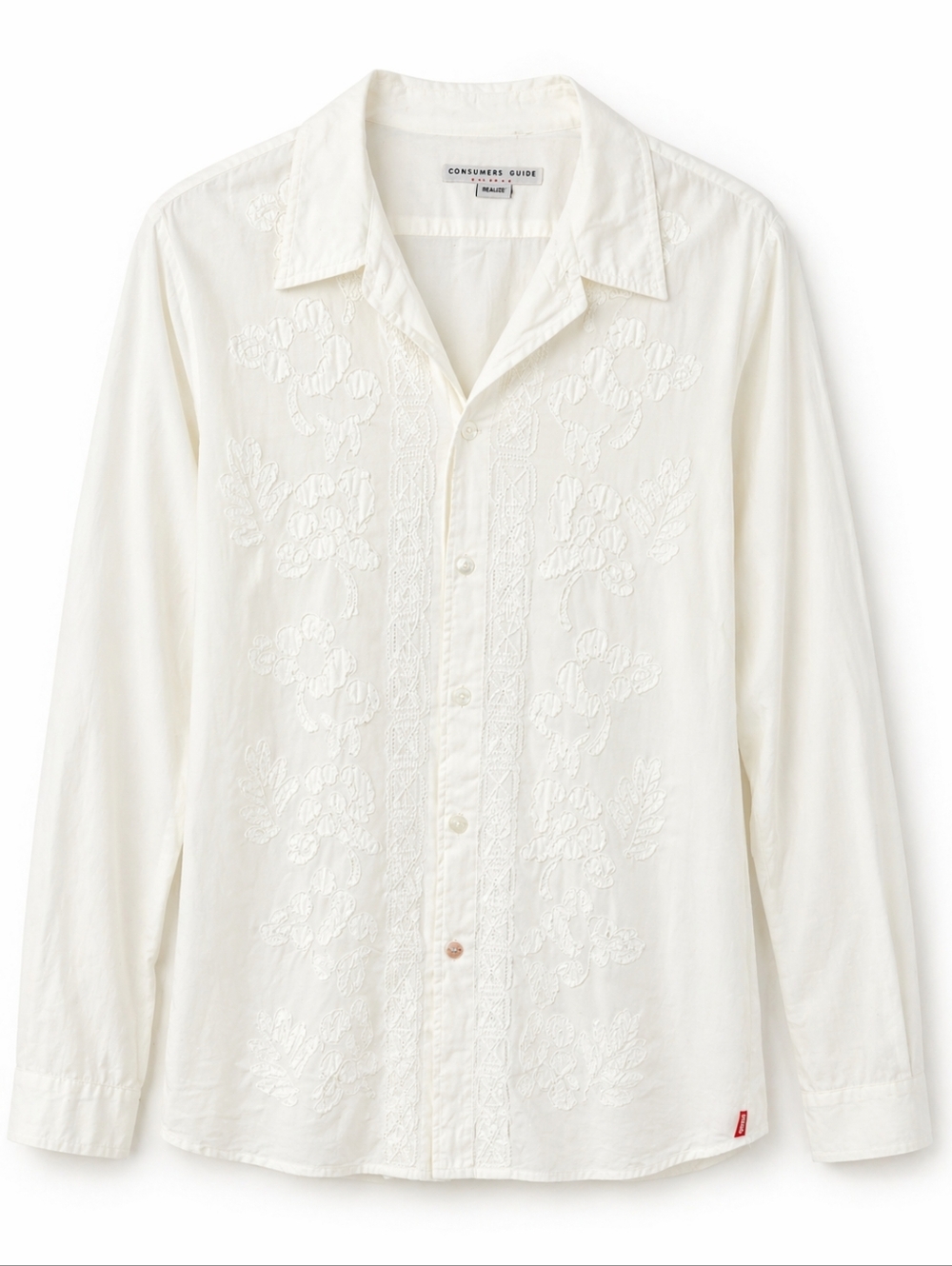 Consumers Union  UnisexVintage Crewel Button Down.L